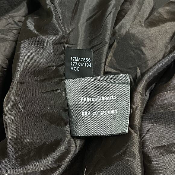 Kenneth Cole Reaction Wool Blend Overcoat Plus Size 24 Dark Brown Classic Fall - Picture 10 of 11